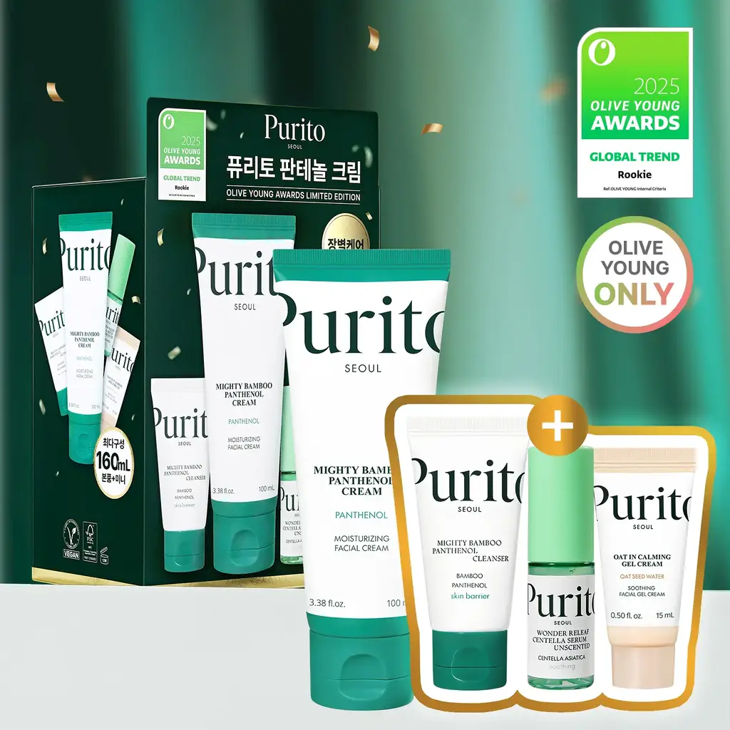 [2025 어워즈] 퓨리토 서울 마이티 밤부 판테놀 크림 100ml 어워즈 한정기획